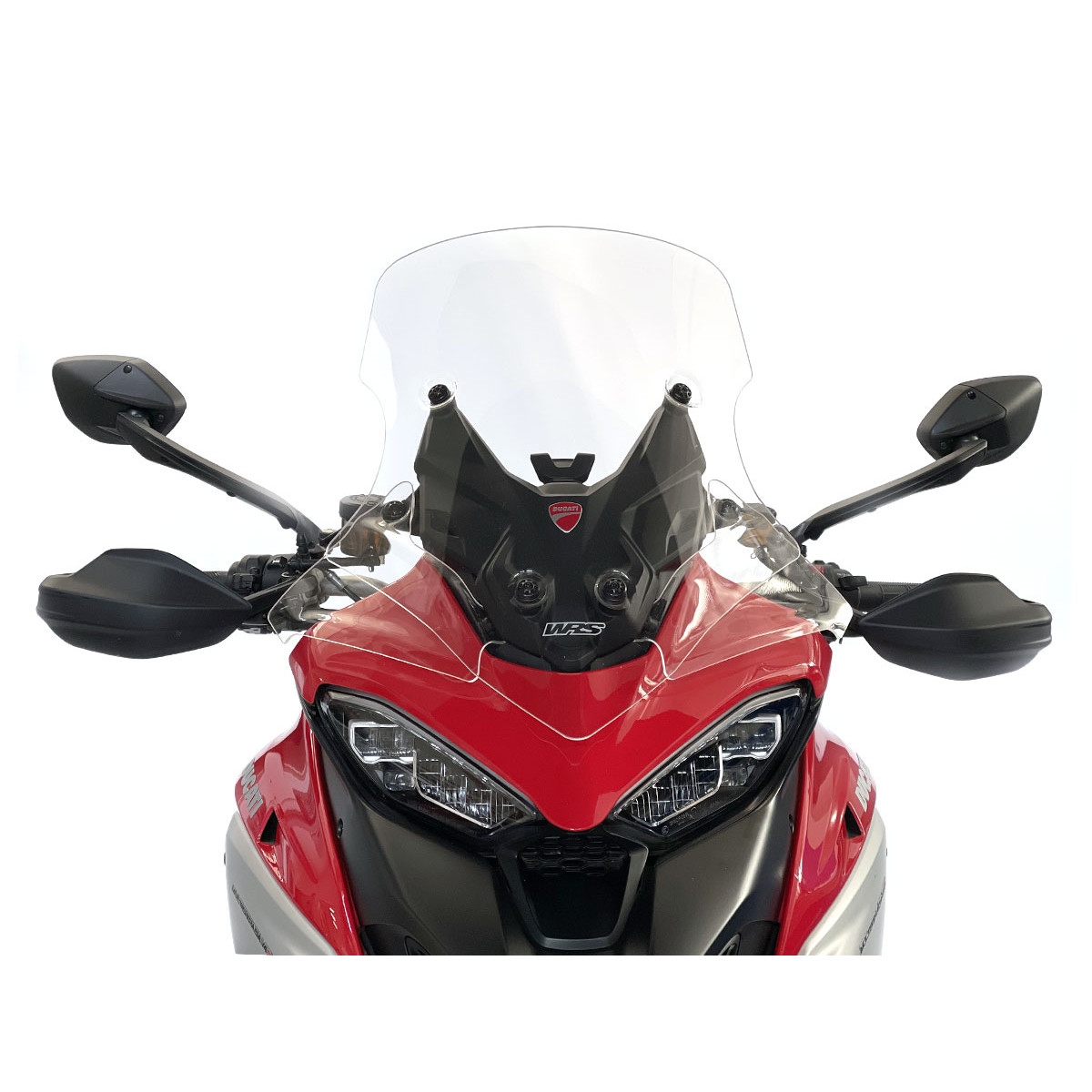 Sada deflektorů motocyklu WRS pro DUCATI MULTISTRADA V4 1200 ABS / S / S ABS Sport 2021-2023, barva čirá