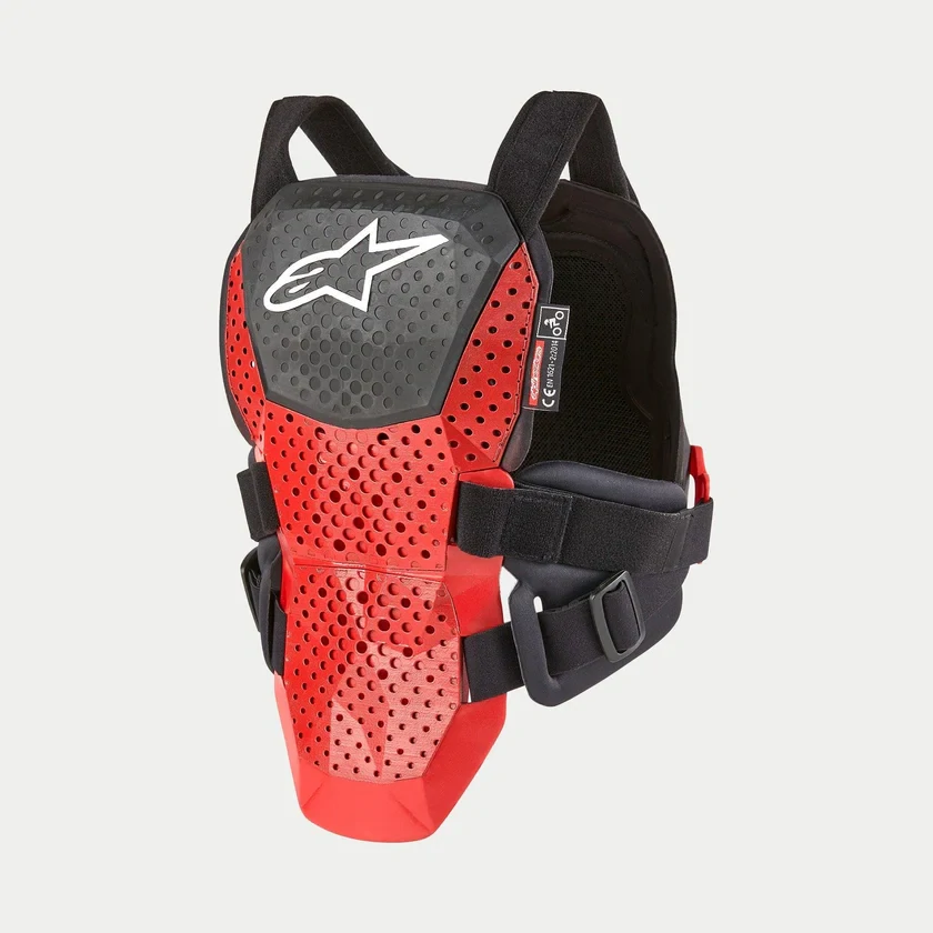 Dětský hrudní chránič / dětská chráničová košile ALPINESTARS BIONIC TECH JACKET 6546624-123 barva černá/červená velikost S/M 