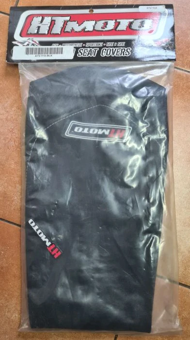 a Potah sedadla ATV HT MOTO pro YAMAHA YFZ 450 rok 2004 a dál, barva černá