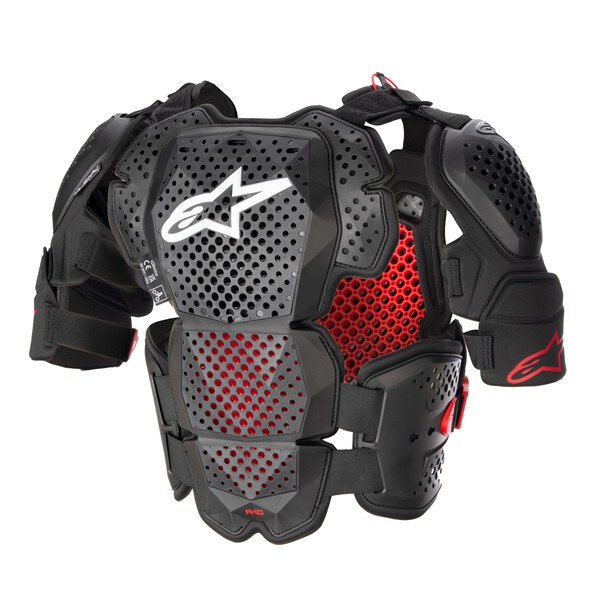 Hrudní chránič / chránič těla  ALPINESTARS A-10 V2 6700523-1431 , barva barva černá/červená, velikost XS/S
