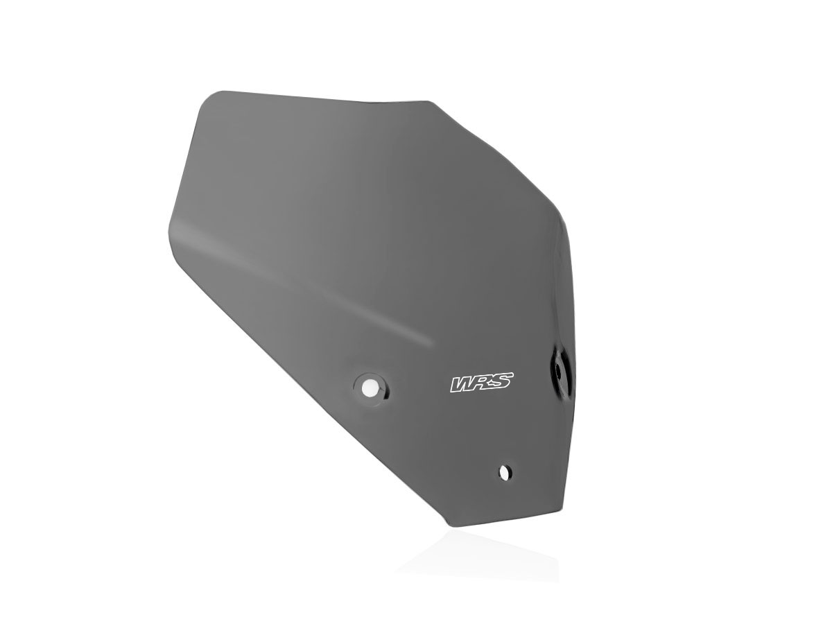 Plexi motocyklu WRS TOURING pro BMW S 1000 R rok 2022-2023, výška 31 cm, šíře 33 cm, barva tmavě kouřová