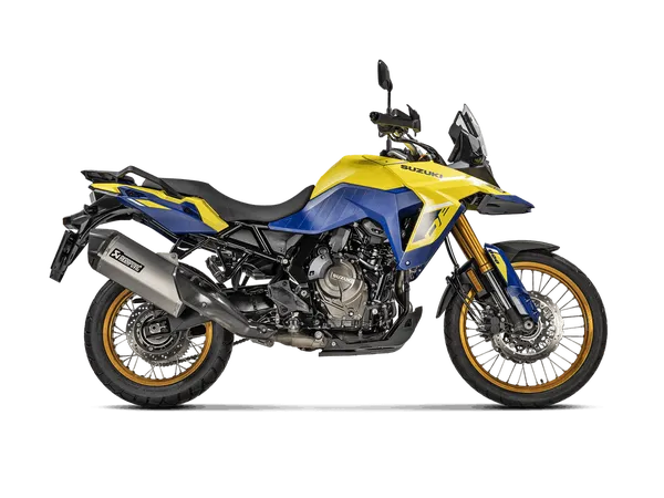 Koncovka výfuku motocyklu AKRAPOVIČ SLIP-ON SERIES MUFFLERS pro SUZUKI V-Strom 800 ABS 2022-2023 