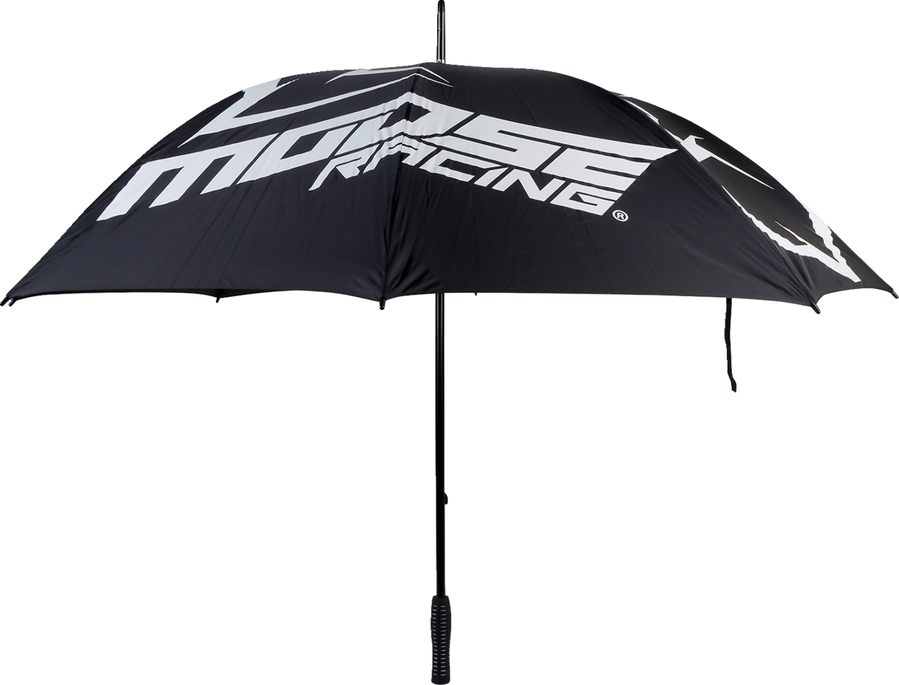A Deštník Moose Racing umbrella barva černá/bílá, rozpětí deštníku 152 cm