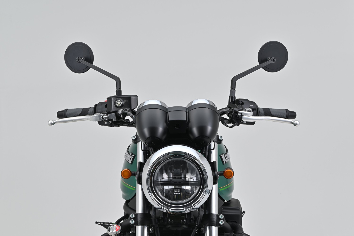 Zpětné zrcátko motocyklu DAYTONA D-MIRROR-16 FLAT-ROUND 80999 , barva černá, 1 kus, pozice pravá strana