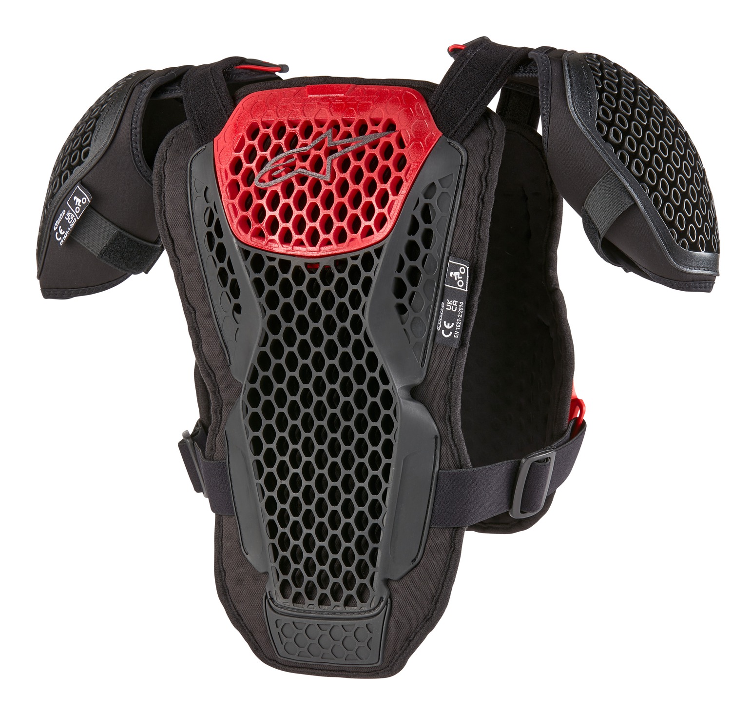 A Dětský chránič těla ALPINESTARS BIONIC ACTION YOUTH 6740424-13 velikost S/M , barva černá/červená