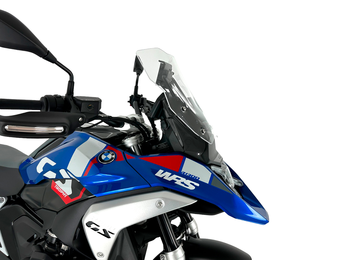 Plexi motocyklu WRS TOURING pro BMW R 1300 GS ABS rok 2023-2024 barva čirá bez deflektorů 