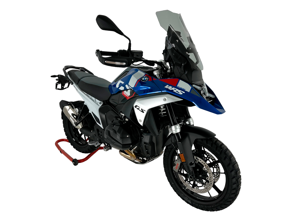 Plexi motocyklu WRS TOURING BM088F pro BMW R 1300 GS ABS rok 2023-2024 barva kouřová bez deflektorů 