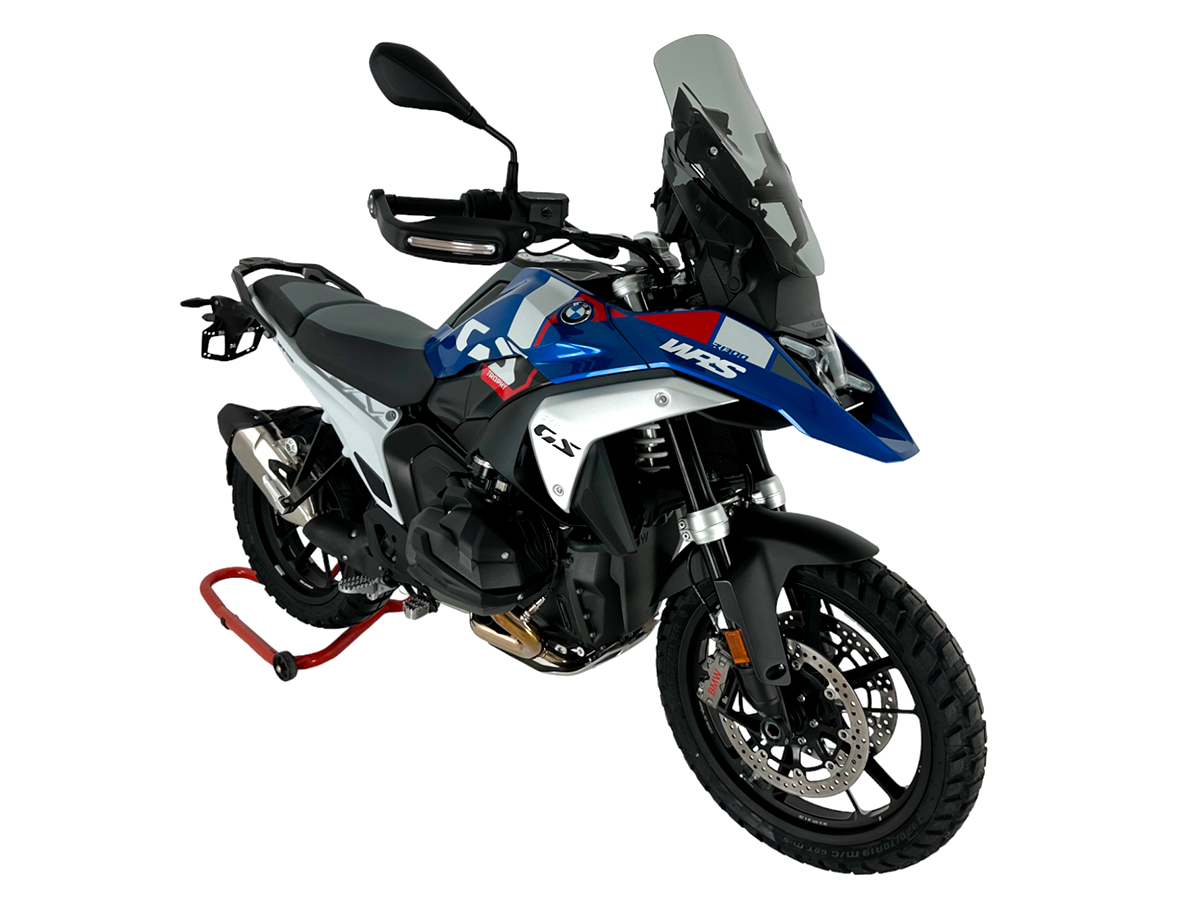 Plexi motocyklu WRS STANDARD BM089F pro BMW R 1300 GS ABS rok 2023-2024 barva kouřová bez deflektorů 