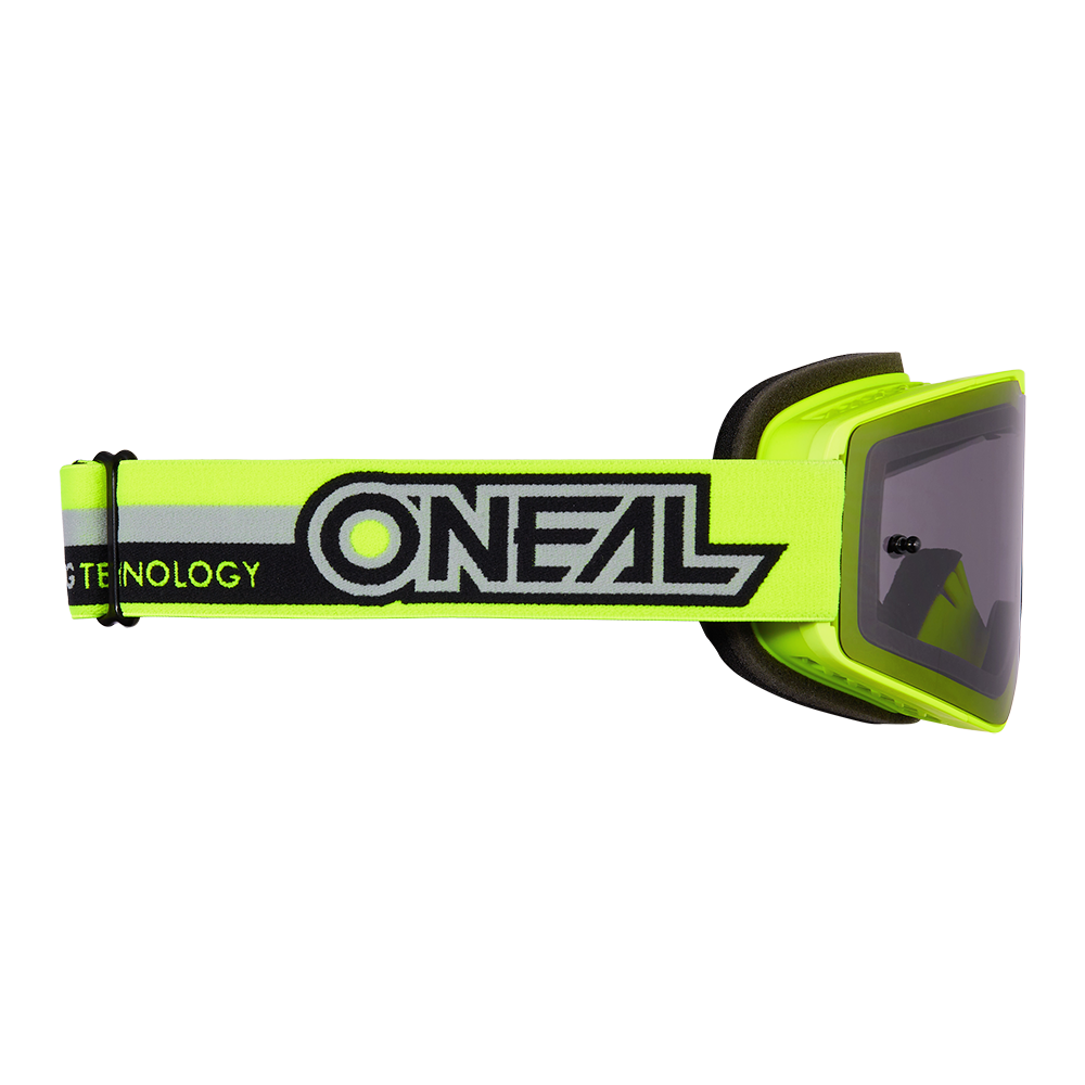 a Motokrosové / MTB brýle ONEAL B-20 neon žluté/černá, kouřově šedé plexi
