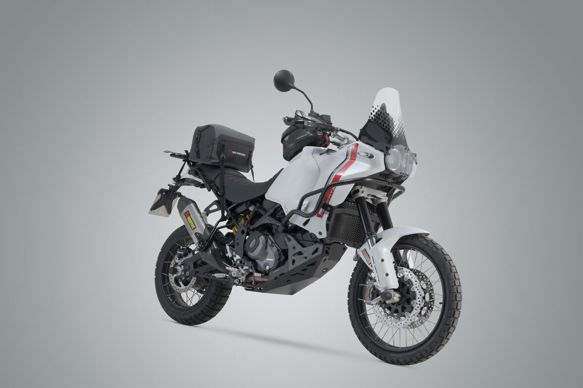 Vodotěsná nepromokavá taška / vak / brašna SW-MOTECH Drybag 180 tail bag šedá/černá, objem 18 litrů