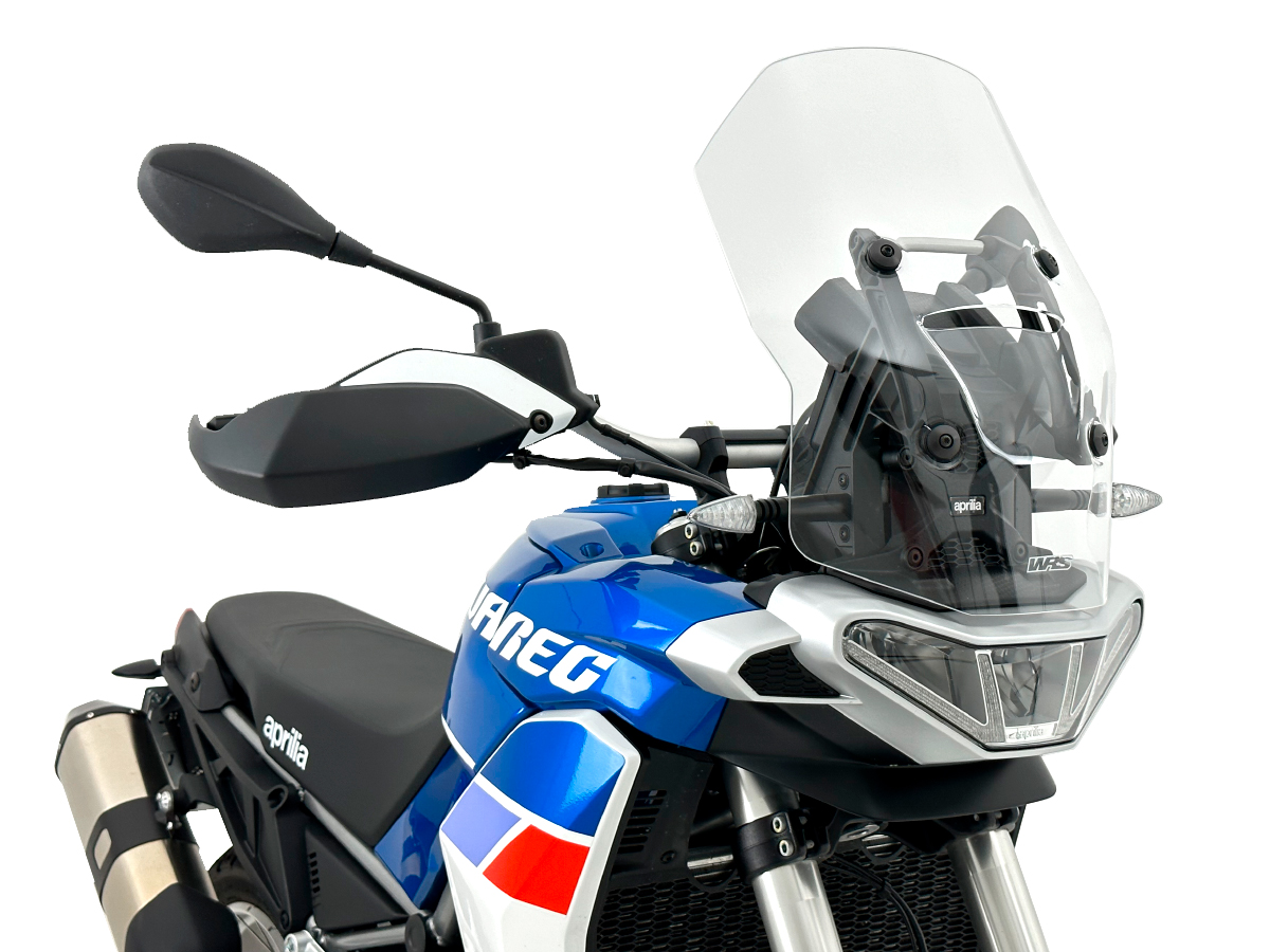 Plexi motocyklu WRS verze TOURING pro APRILIA TUAREG 660 rok 2022-2024 barva čirá, výška plexi 49,5 cm