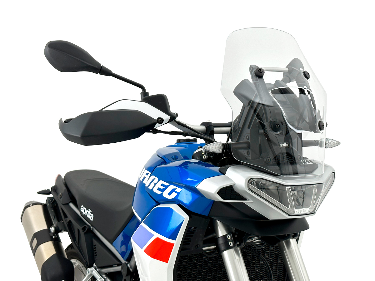 Plexi motocyklu WRS verze STANDARD pro APRILIA TUAREG 660 rok 2022-2024 barva čirá, výška plexi 45 cm
