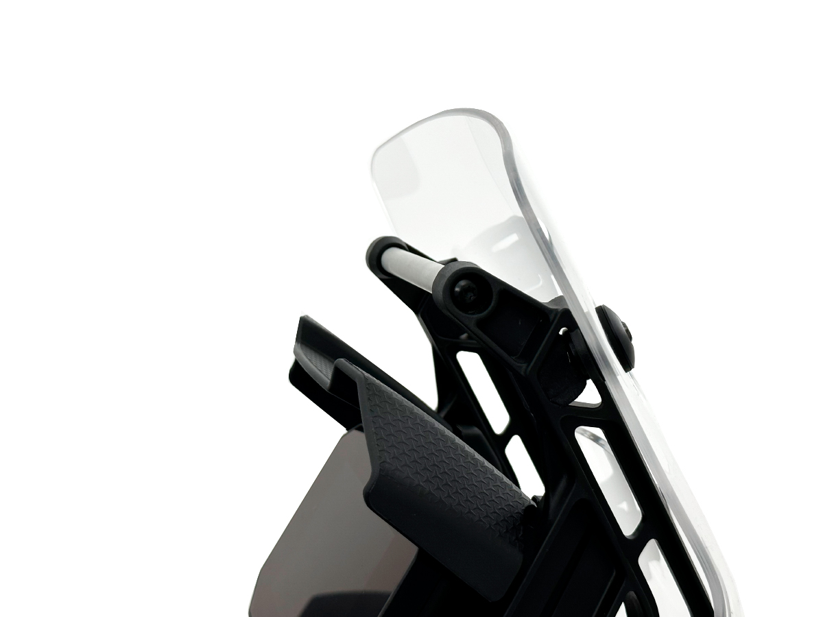 a Plexi motocyklu WRS verze ENDURO pro APRILIA TUAREG 660 rok 2022-2024 barva čirá, výška plexi 38,5 cm