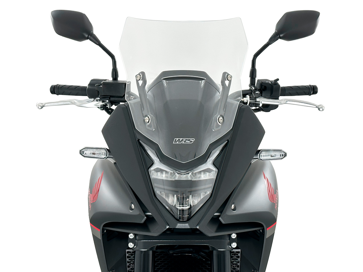 Plexi motocyklu WRS verze SPORT pro HONDA XL 750 TRANSALP ABS rok 2023-2024 barva čirá, výška plexi 35,5 cm