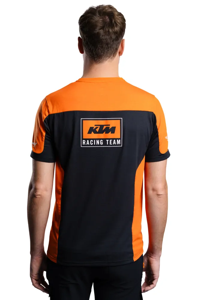 Pánské triko s krátkým rukávem KTM TEAM TEE černá/oranžová