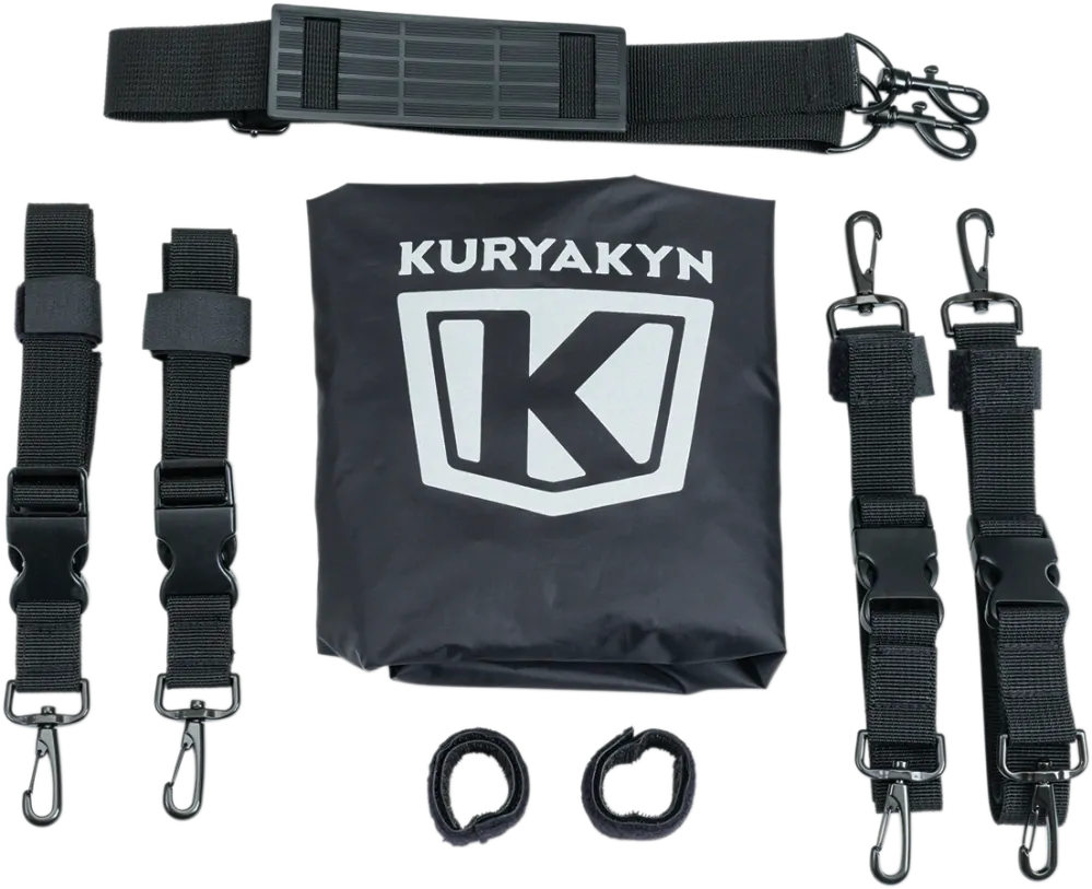 Textilní brašna na sedadlo motocyklu KURYAKYN BAG TAIL MOMENTUM ROAMER kapacita 30,5 litru