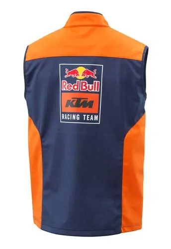 Sportovní vesta KTM REPLICA TEAM VEST modrá/oranžová