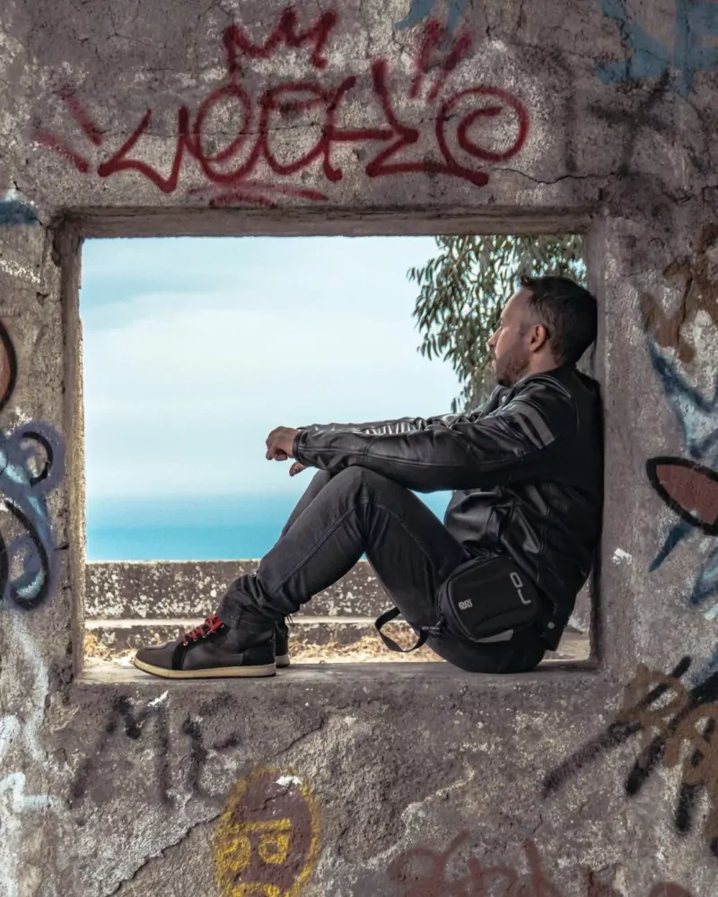 Textilní taška - brašna na nohu OJ ATMOSFERE METROPOLITANE s.r LEG BAG URBAN TRACK M245 objem 1-2,5L