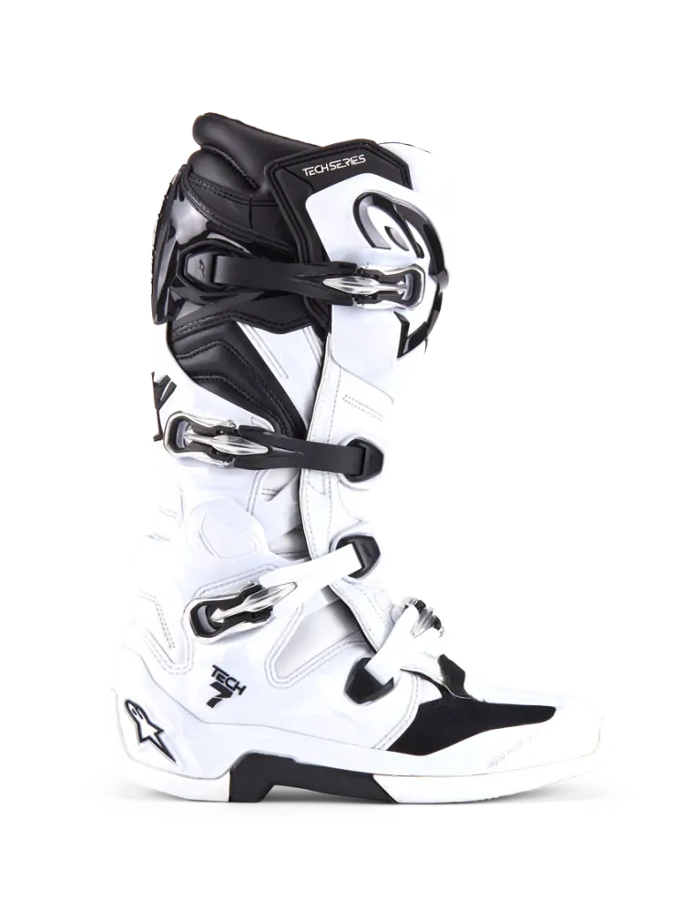 Motokrosové boty / mx obuv ALPINESTARS TECH 7 , 2012025-21 barva bílá/černá 