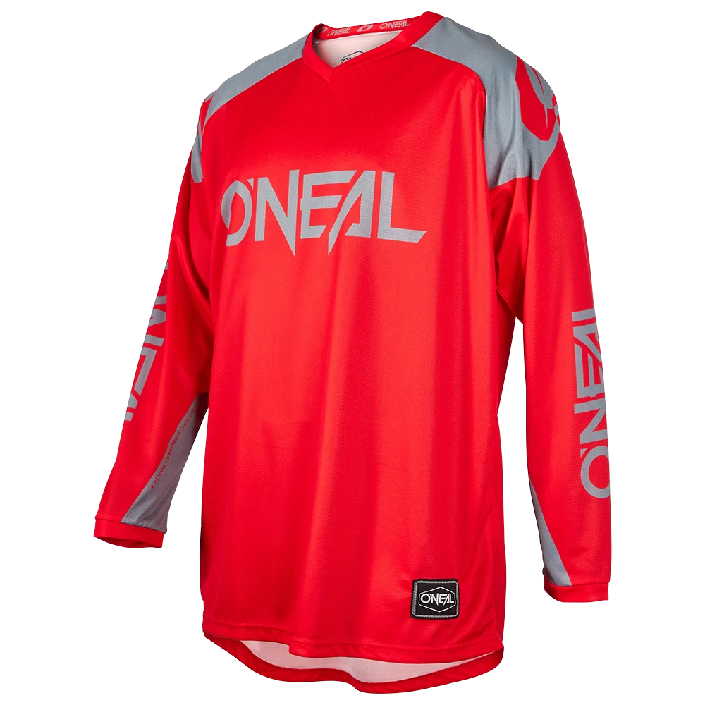 A Motokrosový - enduro komplet dresu a kalhot ONEAL MATRIX RIDEWEAR červená/šedá velikost 38+XXL