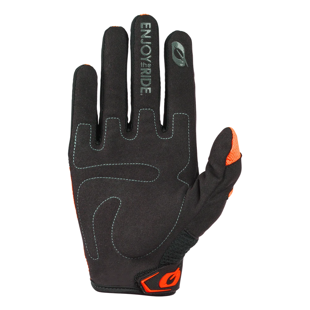 a Dětské motokrosové/MTB rukavice ONEAL ELEMENT černá/oranžová velikost S