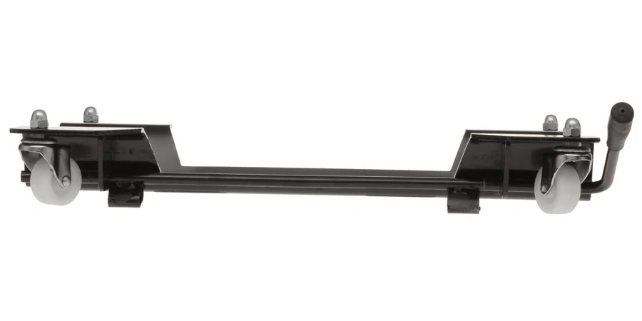 Stojan pod motorku / pojízdná podložka pod hlavní stojan Qtech barva černá, nosnost 140 kg