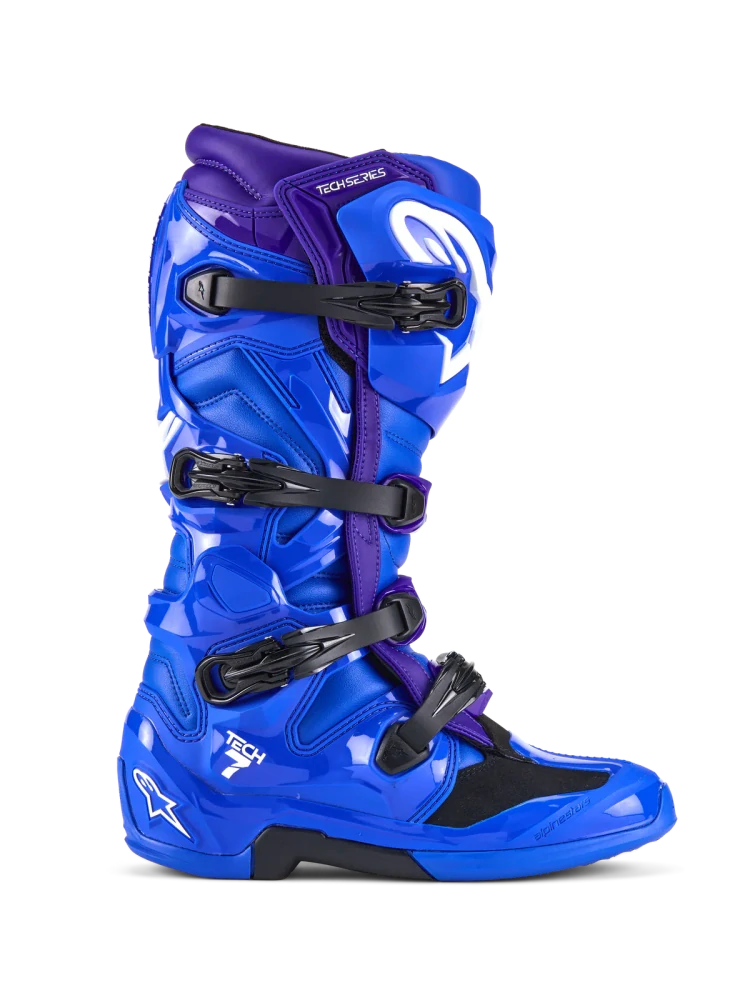 Motokrosové boty / mx obuv ALPINESTARS TECH 7 , 2012025-70 barva modrá/fialová