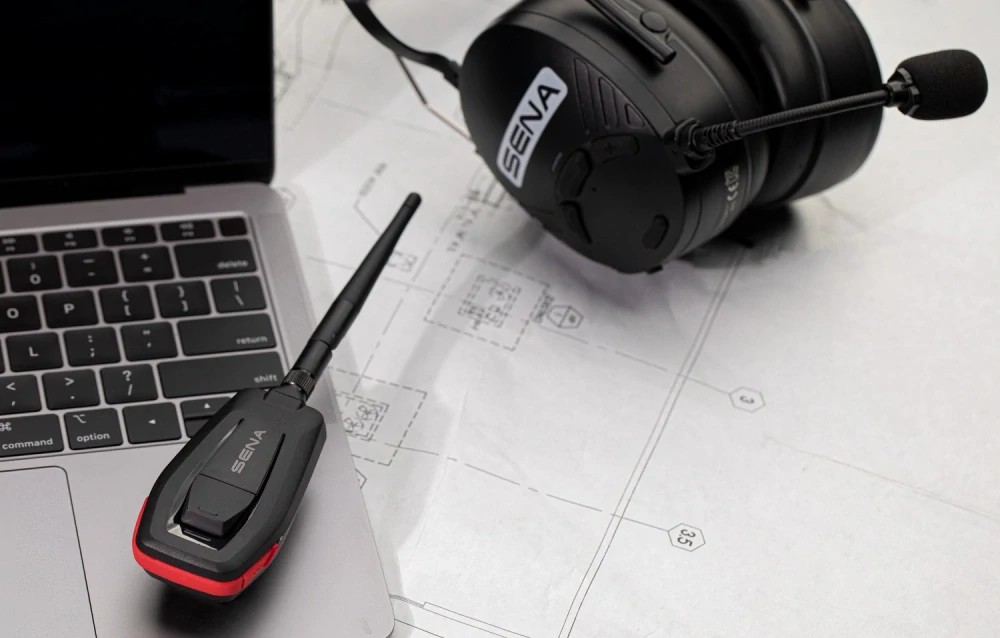 Komunikační zařízení / bluetooth adaptér SENA MESHPORT barva červená