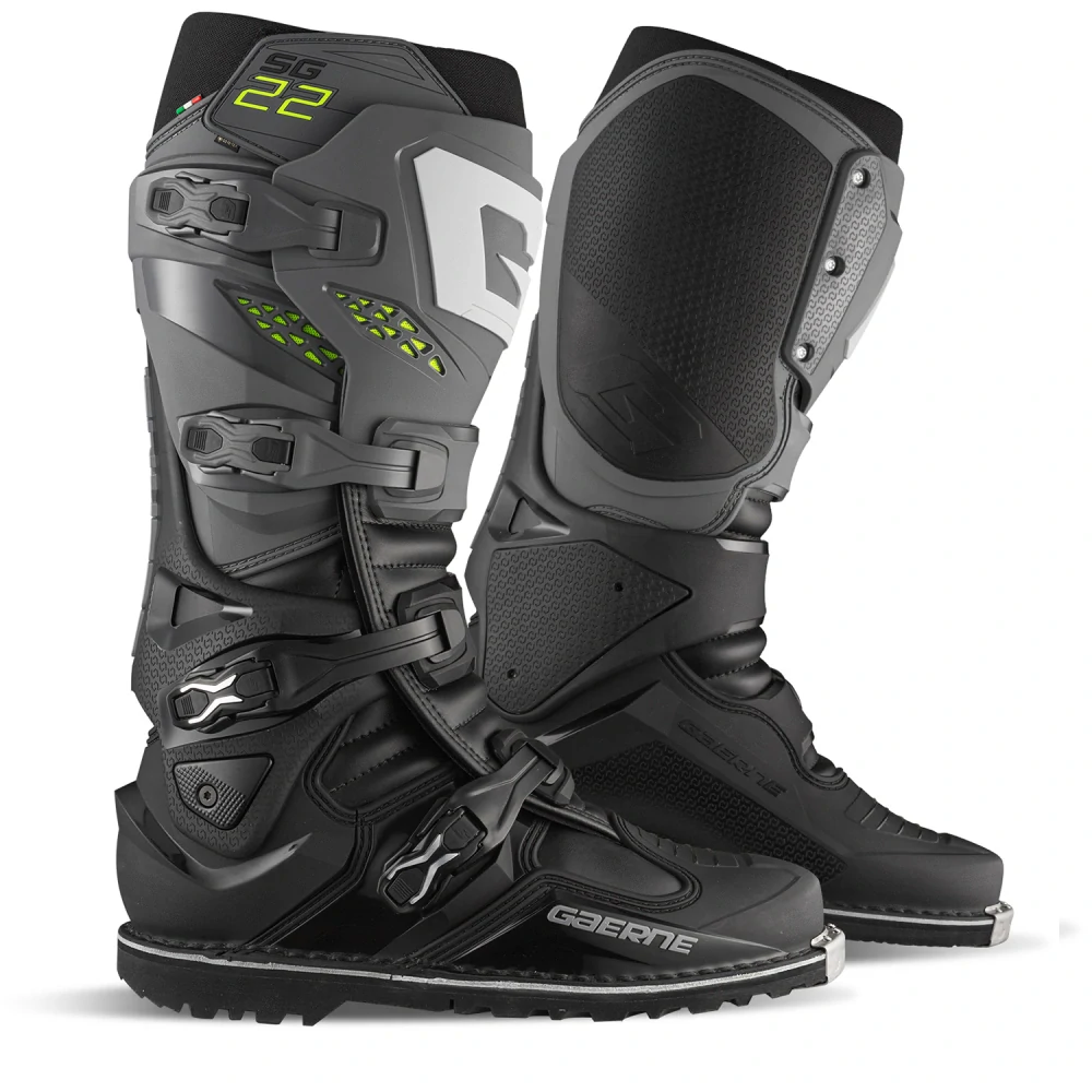 a Motokrosové/enduro boty GAERNE SG 22 GORE TEX ENDURO barva černá/šedá velikost 45