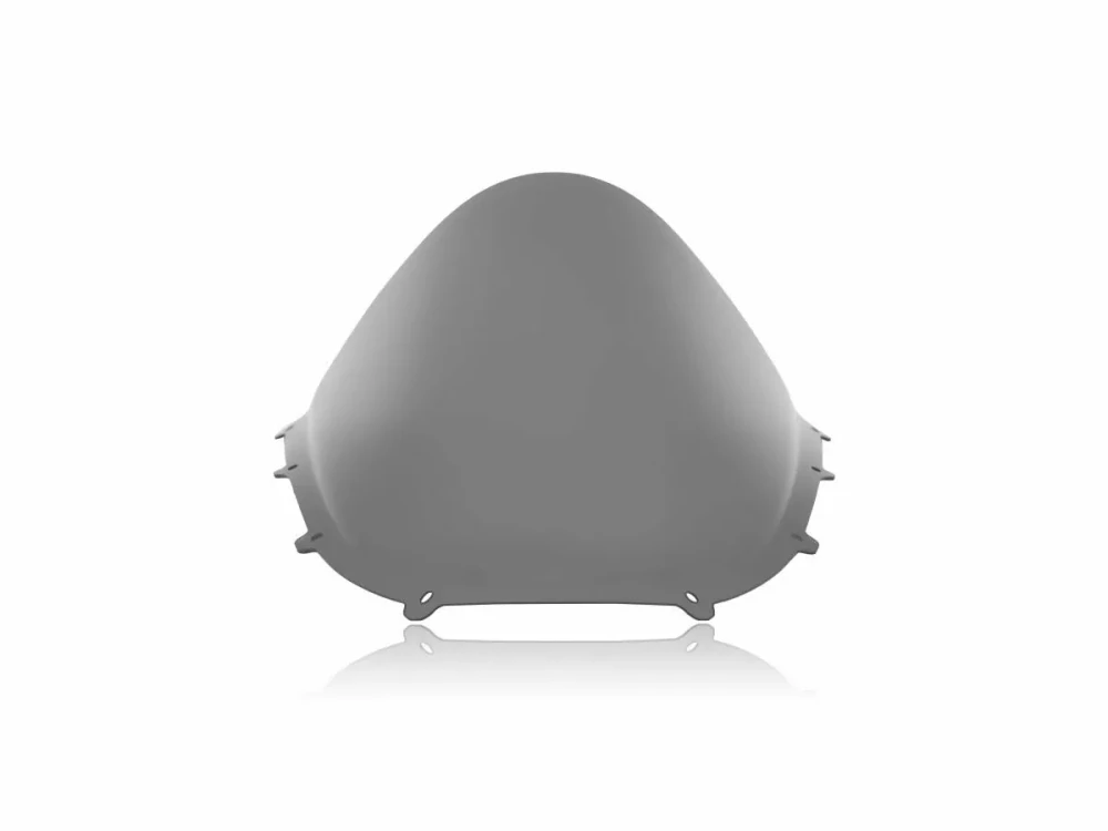 Motocyklové plexi / čelní plexi motocyklu WRS WINDSCREEN RACE DU034FS pro DUCATI PANIGALE V4 rok 2025 barva tmavě kouřová