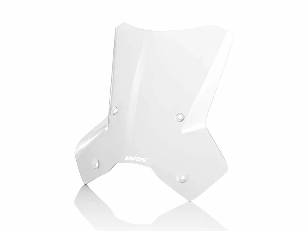 Motocyklové plexi / čelní plexi motocyklu WRS VERZE TOURING KT001T pro KTM 1290 SUPER ADVENTURE R / S rok 2017-2020 barva čirá, výška plexi 36,5 cm