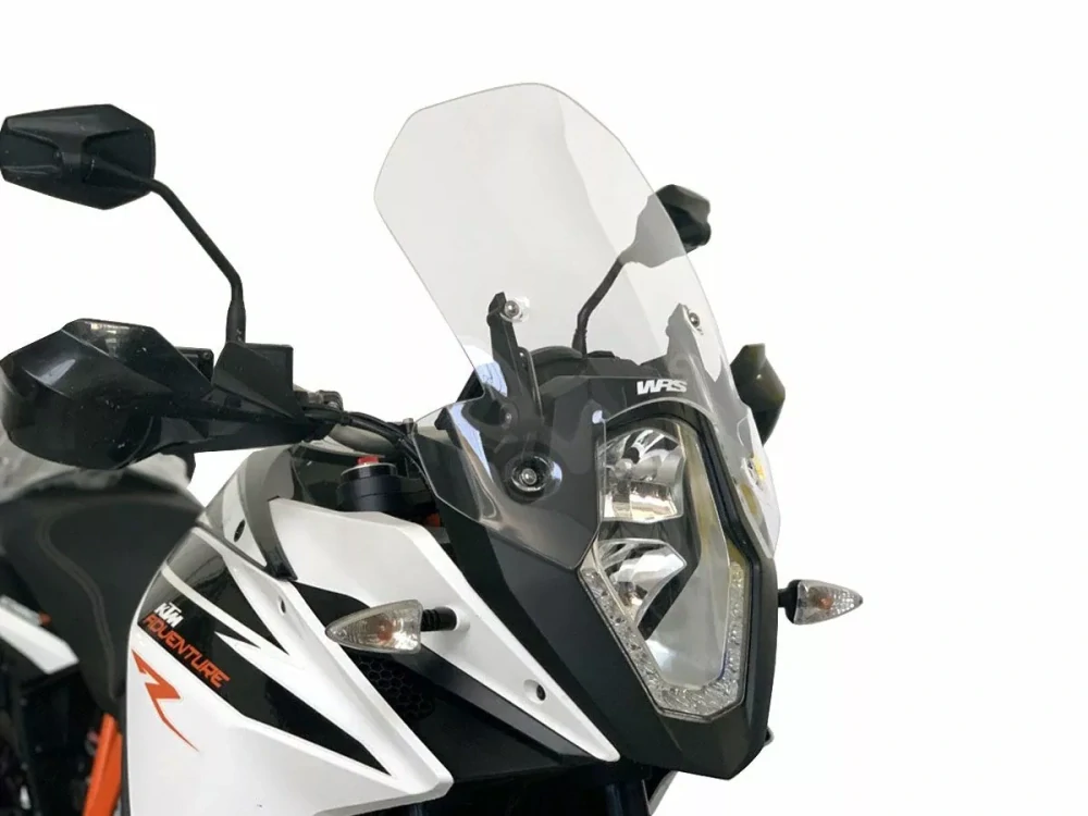 Motocyklové plexi / čelní plexi motocyklu WRS VERZE INTERMEDIO KT002T pro KTM ADVENTURE 1050 / 1090 / 1190 / R viz popis, barva čirá, výška plexi 35,5 cm