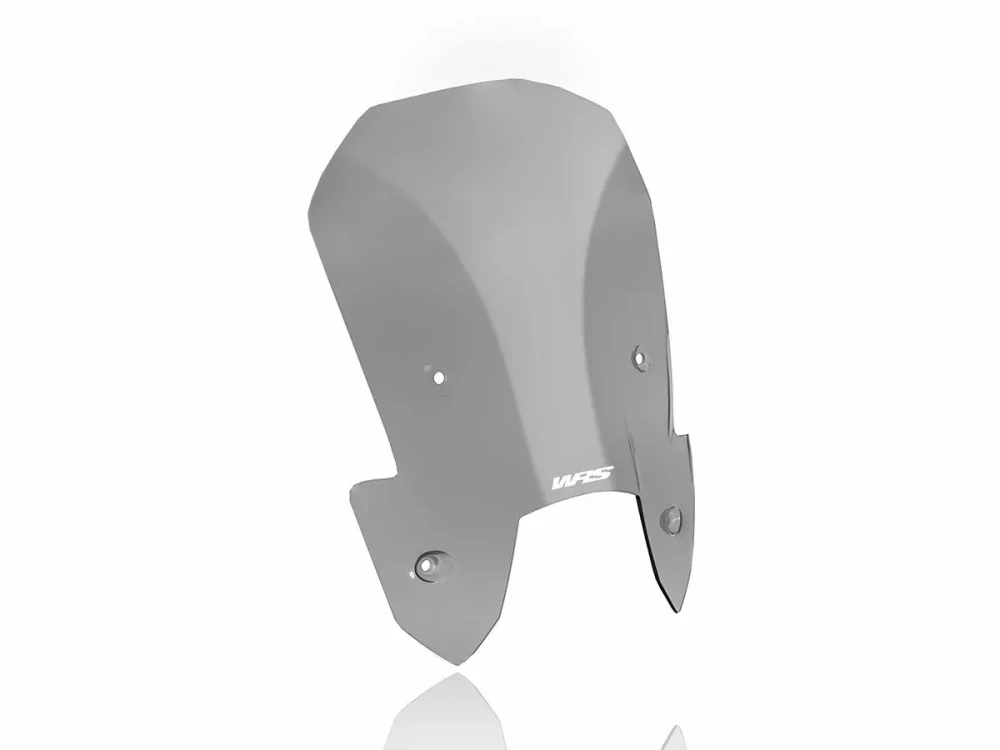 Motocyklové plexi / čelní plexi motocyklu WRS VERZE INTERMEDIO KT004F pro KTM SUPER ADVENTURE 1290 ABS rok 2015-2016 barva kouřová, výška plexi 35,5 cm