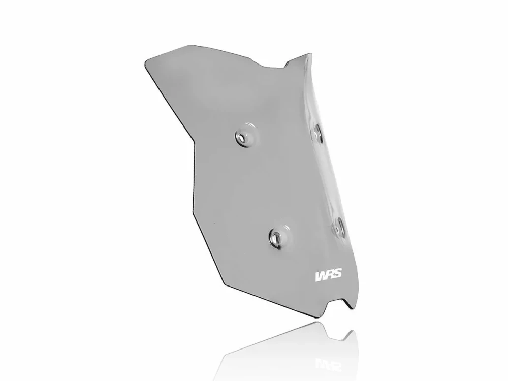 Motocyklové plexi / čelní plexi motocyklu WRS VERZE SPORT KT007FS pro KTM 1290 SUPER DUKE GT rok 2019-2024, barva tmavě kouřová, výška plexi 32 cm