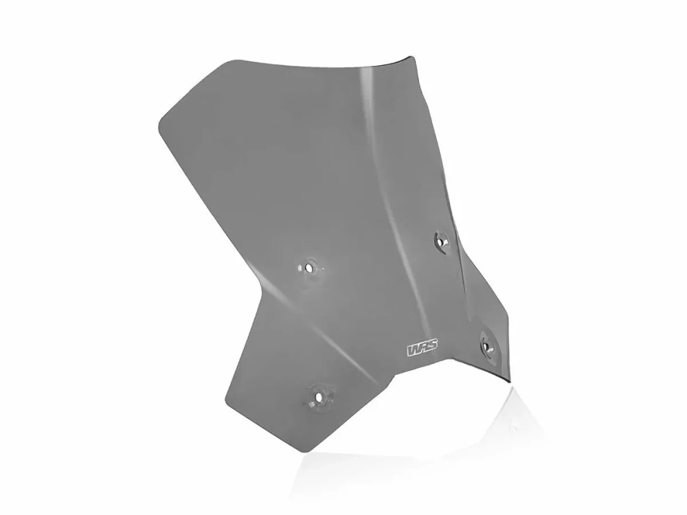 Motocyklové plexi / čelní plexi motocyklu  WRS VERZE CAPONORD KT008F pro KTM 1290 SUPER ADVENTURE / S rok 2021-2024 , barva kouřová, výška plexi 33,5 cm  
