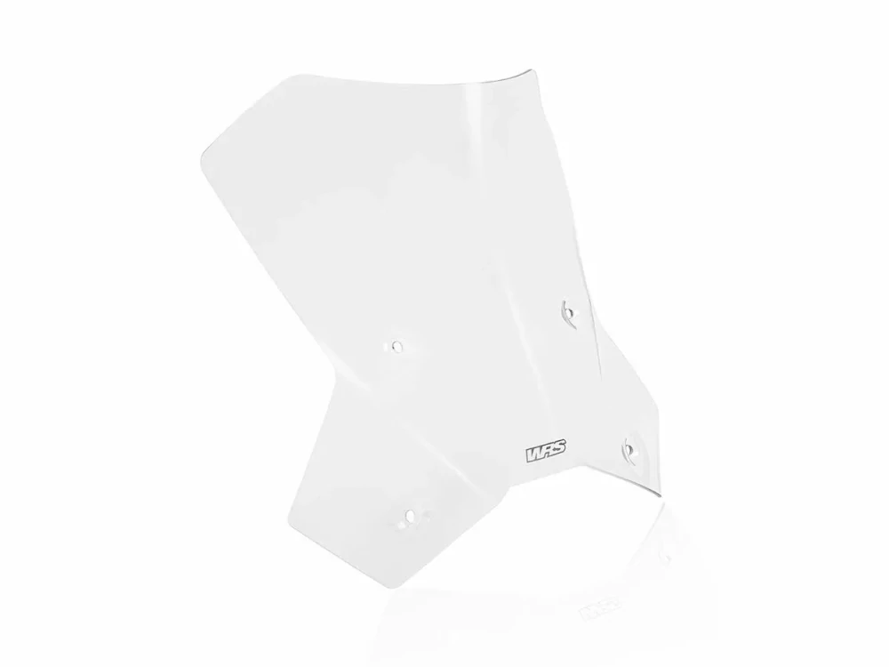 Motocyklové plexi / čelní plexi motocyklu  WRS VERZE CAPONORD KT008T pro KTM 1290 SUPER ADVENTURE / S rok 2021-2024 , barva čirá, výška plexi 33,5 cm  