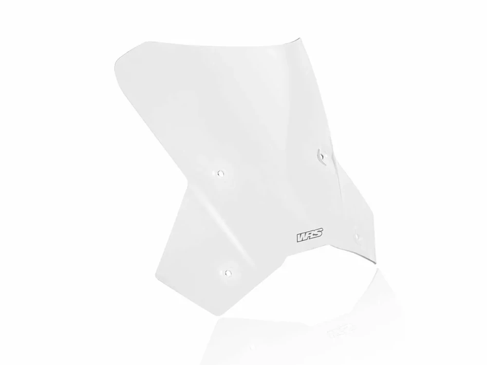 Motocyklové plexi / čelní plexi motocyklu  WRS VERZE TOURING KT009T pro KTM 1290 SUPER ADVENTURE / S rok 2021-2024 barva čirá, výška plexi 30 cm 