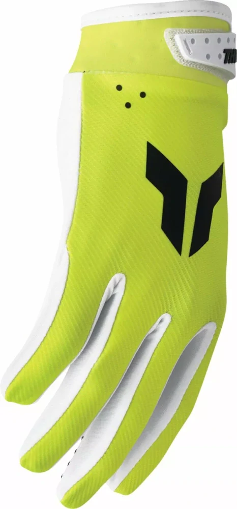 Motokrosové / enduro / mtb rukavice THOR LAUNCHMODE barva acid
