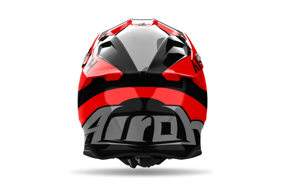 a Motokrosová přilba AIROH TWIST 3 KING barva červená/černá/šedá - lesklá, velikost S pro obvod hlavy 55-56 cm