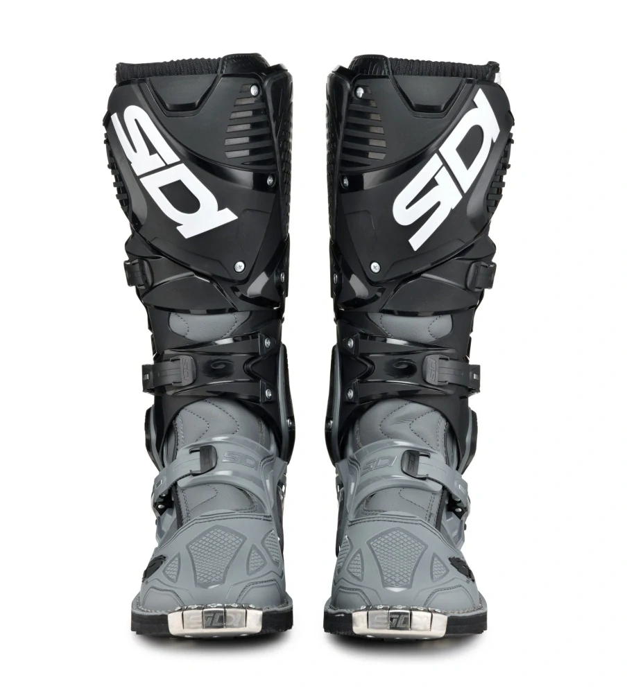 a Motokrosové boty SIDI CROSSFIRE 3 barva šedá/černá velikost 45, pár