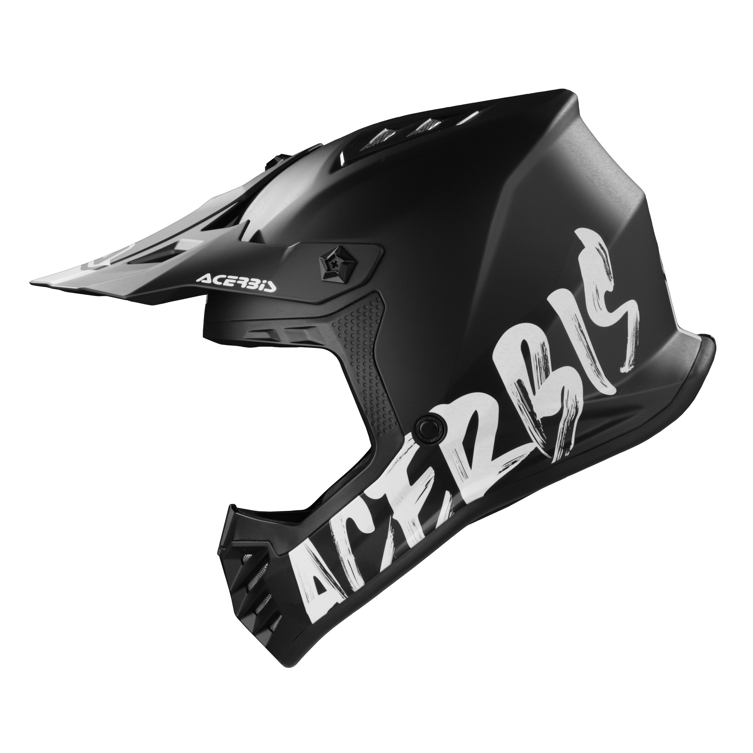 Dětská motokrosová přilba / MX helma ACERBIS PROFILE JUNIOR barva metallic matná černá/bílá