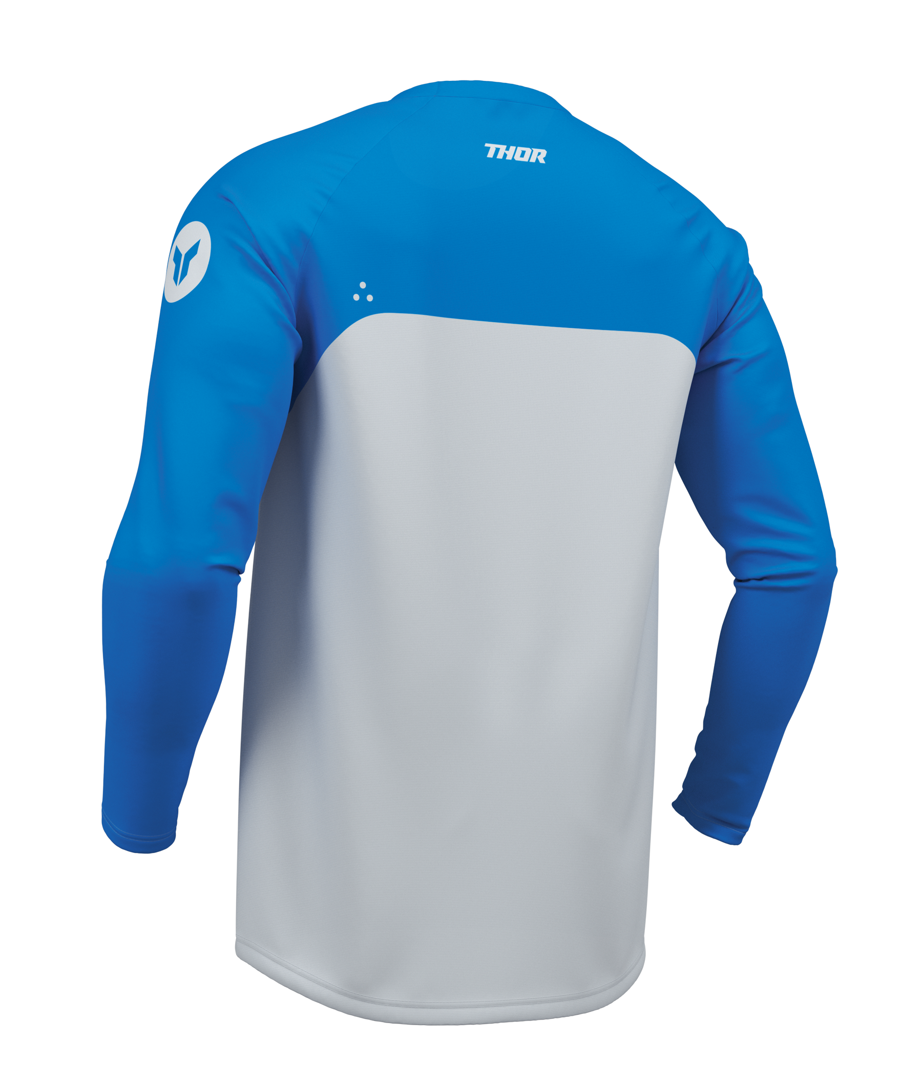 Dětský sportovní motokrosový / MTB dres THOR RIDEMODE RACEWEAR MENACE barva modrá/bílá  