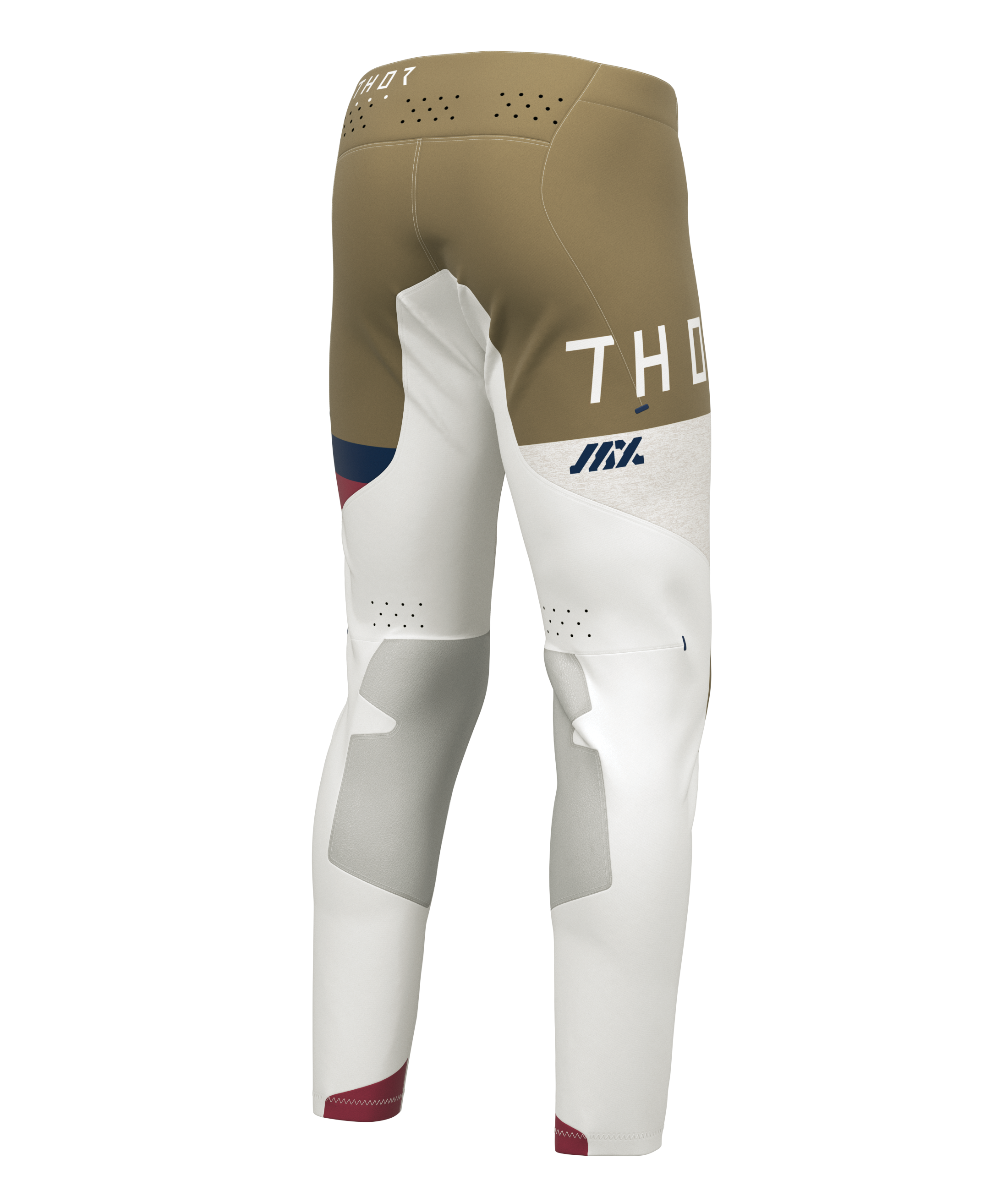 Lehké a pružné motokrosové - enduro kalhoty THOR SPORTMODE LEAGUE barva bílá copper