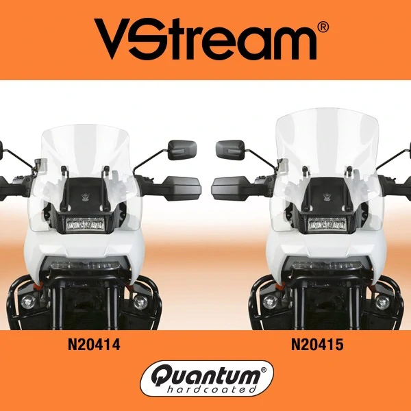Plexi motocyklu NATIONAL CYCLE verze nízká N20414 pro HARLEY DAVIDSON PAN AMERICA rok 2021-2024 barva čirá, výška plexi 34,9cm