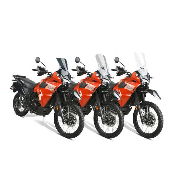 Plexi motocyklu NATIONAL CYCLE verze střední N20140 pro KAWASAKI KLE 650 Versys/LT rok 2022 barva světle šedá, výška plexi 41,9 cm