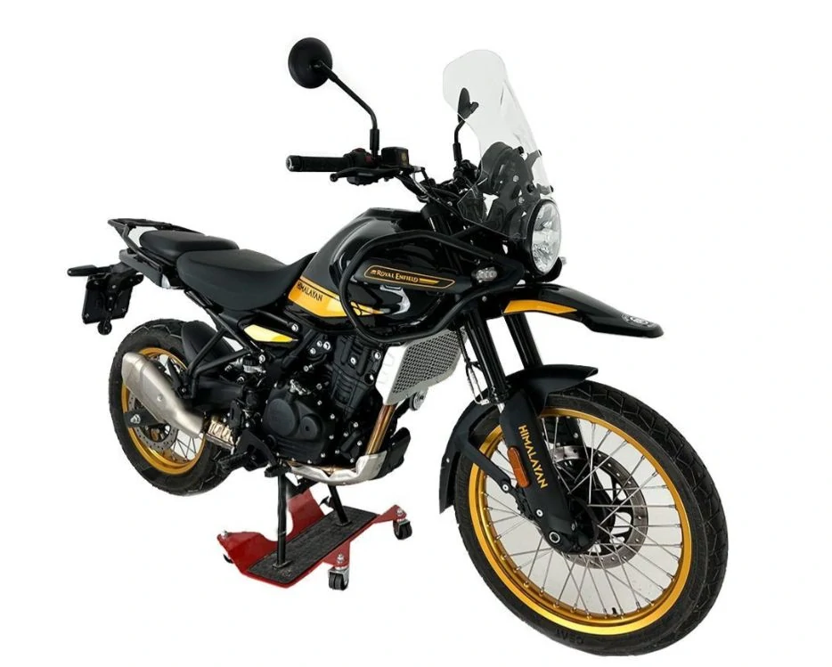 Plexi motocyklu WRS pro ROYAL ENFIELD HIMALAYAN 450 ABS rok 2024-2025 výška plexi 37,5 cm, barva čirá