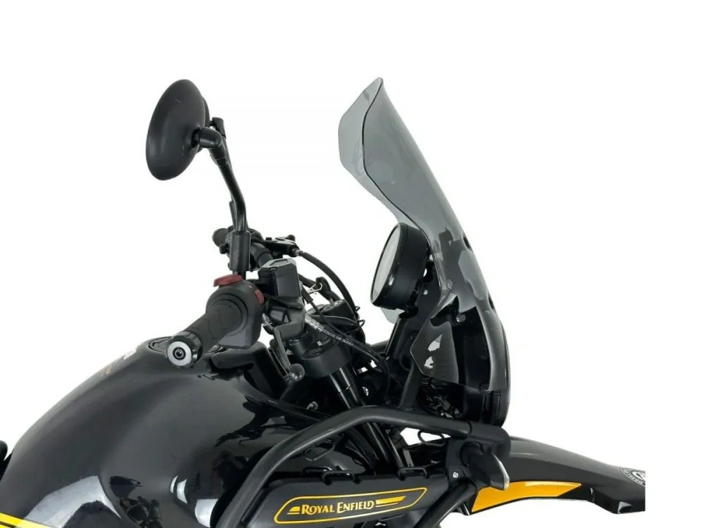 Plexi motocyklu WRS pro ROYAL ENFIELD HIMALAYAN 450 ABS rok 2024-2025 výška plexi 37,5 cm, barva kouřová