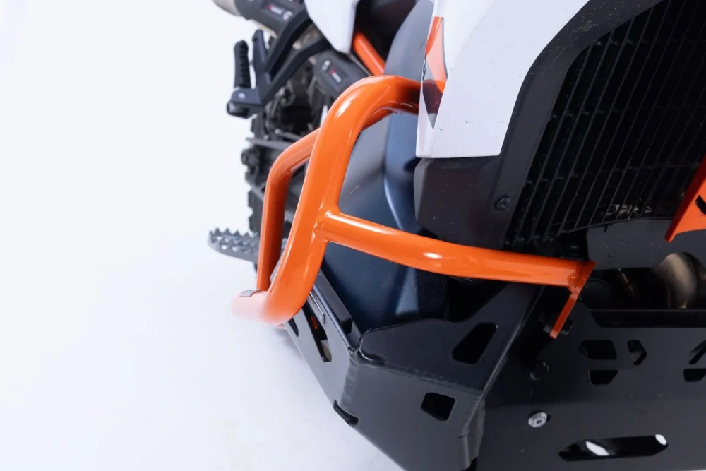 Padací rám SW MOTECH CRASH BAR pro KTM 890 ADVENTURE rok 2022-2025, barva oranžová