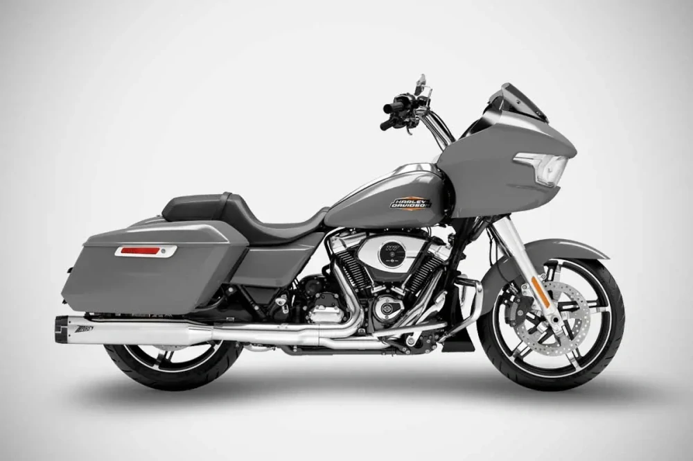 Homologované koncovky výfuku motocyklu ZARD SLIP ON MUFFLERS HOMOLOGACE E3 pro motocykl HARLEY DAVIDSON STREET GLIDE rok 2006-2016 viz popis, barva chromová/černé zakončení 