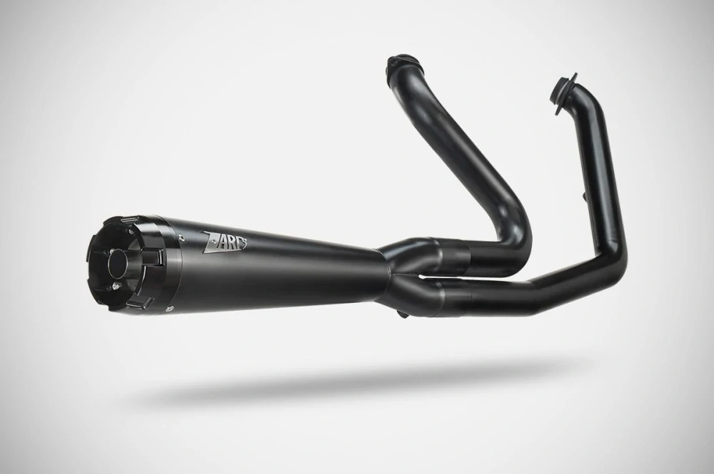 Výfukový systém motocyklu ZARD FULL KIT EXHAUST SYSTEM 2:1 pro motocykl HARLEY DAVIDSON FLSTFI 1923 ABS Softail Fat Boy Gray Ghost 117  rok 2025 viz popis, barva černá 